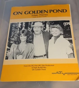On Golden Pond Sheet Music Henry Fonda Katherine Hepburn Jane Fonda 1982 - Picture 1 of 2
