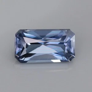 2.25 carats steel blue natural apatite emerald cut namibia 23052995 - Picture 1 of 4