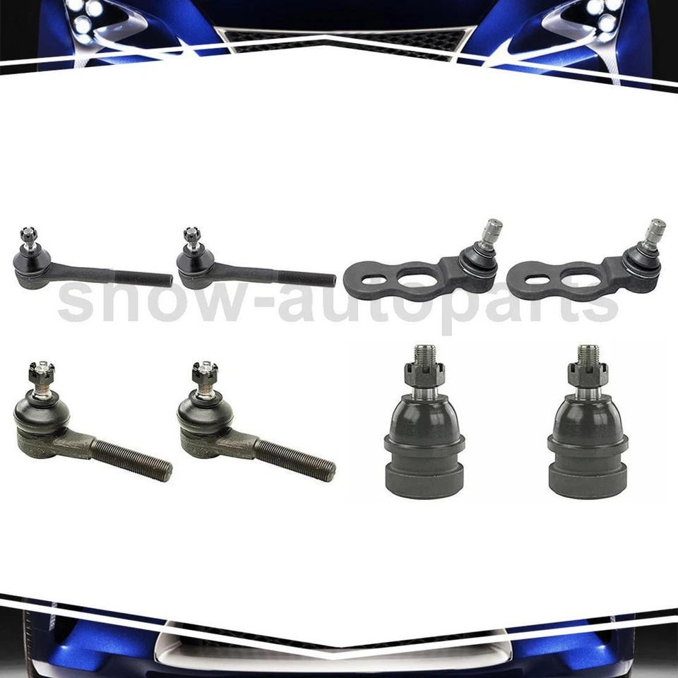 Junta de rótula de extremo de barra de amarre de dirección delantera 8 para Ford Crown Victoria 1995-2002 Foto 1 de 4