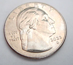 Us Mint 2023D Eleanor Roosevelt Misprinted Quarter "In Cod We Trust" Error-v1 - Picture 1 of 2