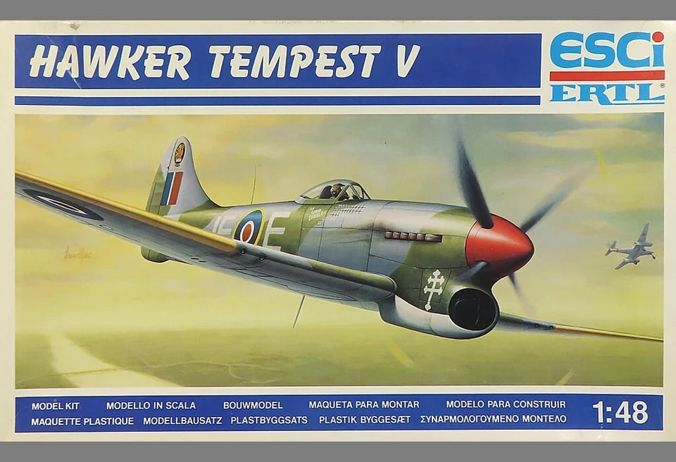 ESCI ERTL HAWKER TEMPEST V SCALA 1/48 ART. 4099 MODEL KIT - Immagine 1 di 1