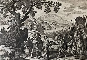 Abraham Rescue Lot His/Her Nephew Of Enemies After Matthäus Merian (1593-1650) - Picture 1 of 3