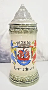 GERZ Bremerhaven Cerveza Alemana Stein 8.5" Comercio Ciudad Puerto Alemania Marítimo - Imagen 1 de 20