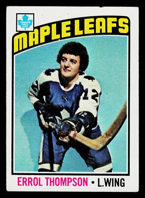 1976-77 Topps #259 Errol Thompson Toronto Maple Leafs Hockey Card - Image 1 of 2