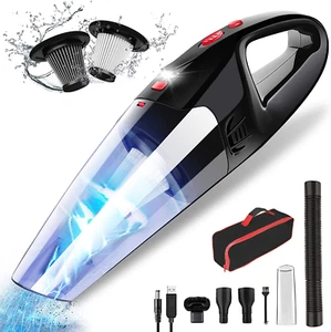 Cordless Handheld Vacuum Cleaner 8500Pa Portable Car Vacuum Cleaner Rechargeable - Picture 1 of 12