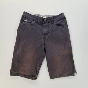 Vans Shorts Boys 12 Black Gray Jean Shorts Casual Outdoors Youth Kids - Picture 1 of 11