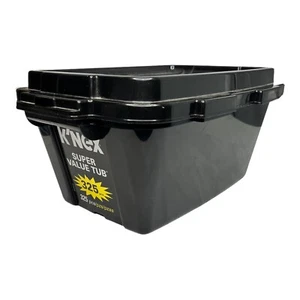 K'NEX BLACK Super Value Tub #12063 - EUC - 99% COMPLETE - Picture 1 of 10