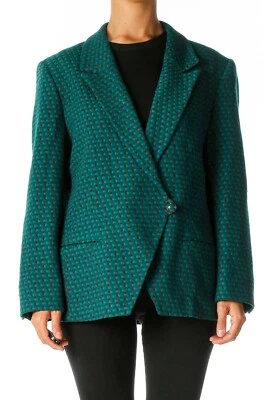 VTG Miss Pendleton Green Purple Check Tweed Blazer Career Preppy Old Money 6 - Image 1 of 4