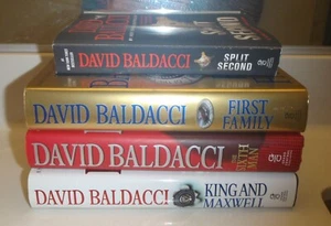 David Baldacci Set Of 4 Books King And Maxwell Series (3 HC/DJ) 1PB - Imagen 1 de 5