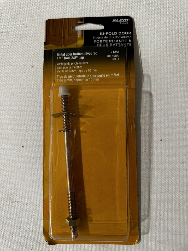 Conjunto de pasador pivote inferior Prime-Line tapa deslizante de nailon chapado en zinc para puertas plegables   Foto 1 de 4