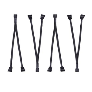 4pcs 4 Pin PWM Splitter Cable 4 Pin PWM Female To 3 Pin PWM Adapter Cable - Afbeelding 1 van 12