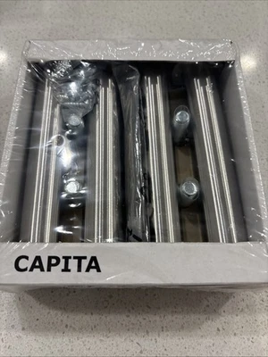 IKEA CAPITA Stainless Steel Legs 6-1/4" Design Mikael Warnhammar (102.678.95) - Image 1 of 3