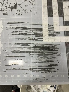 Grunge Lágrima Textura Rasgaduras AERÓGRAFO Motocicleta Pintura Plantilla Reutilizable 12” - Imagen 1 de 1