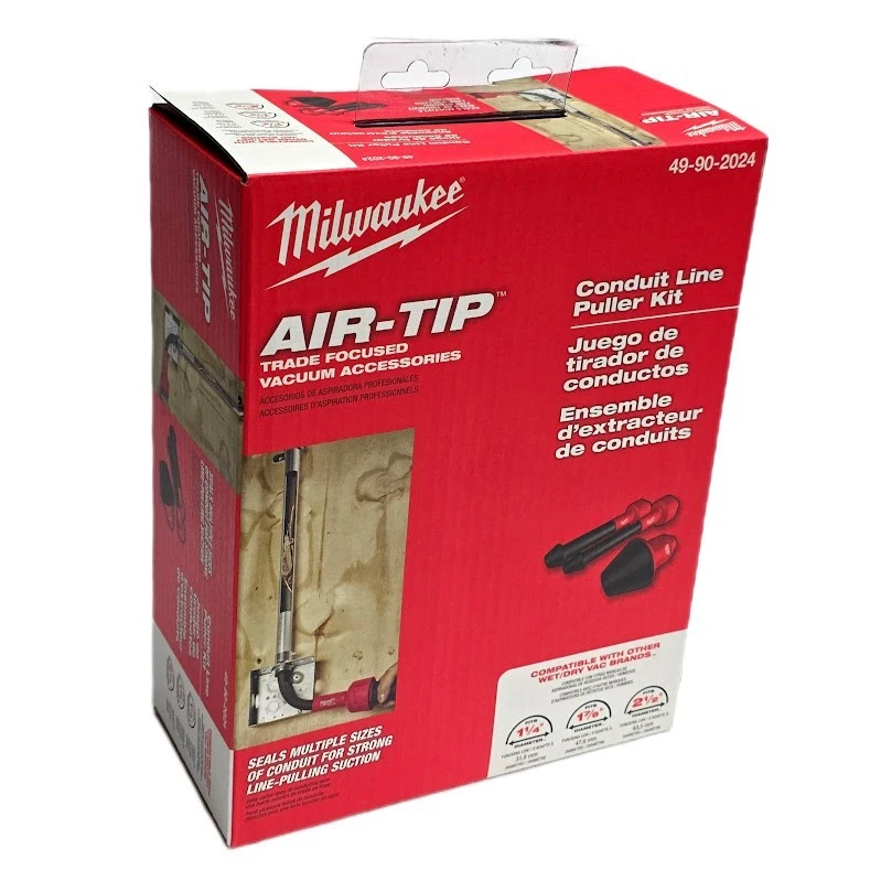 Milwaukee 49-90-2024 Kit Extractor de Línea de Conducto AIR-TIP Foto 1 de 1