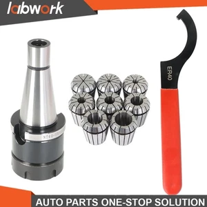 Labwork 10Pcs #40 NMTB Taper ER-40 Spring Collet Chuck Set Accuracy .0005" - Picture 1 of 20