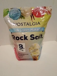 Nostalgia Ice Cream Maker Rock Salt 8 Lb Bag - Picture 1 of 8