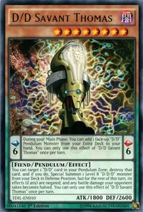 D/D Savant Thomas Rare The Dark Illusion YuGiOh Card - Picture 1 of 1