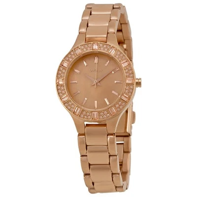 Reloj para dama DKNY Chambers esfera rosa tono oro rosa NY8486 Foto 1 de 4