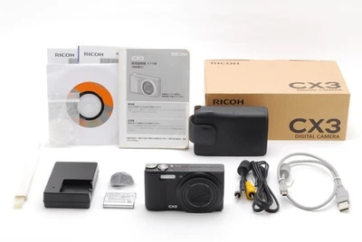 【Casi Como Nueva】Cámara Digital Compacta Ricoh CX3 Negra 10 MP 10.7x Zoom De JAPÓN Foto 1 de 4