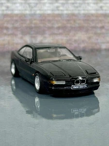 BMW 850 CSI By Shadow – 1:64 Scale Diecast Model Car Black Gift - Picture 1 of 12