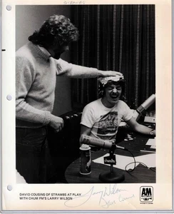 Vintage 8"x10" photo David Cousins Larry Wilson authentic autograph A&M Records - Picture 1 of 2