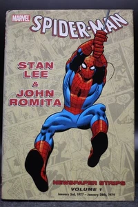 Spider-Man Newspaper Strips #1 DJ/HC 2009 1977-1979 Lee John Romita DJ NM- HC NM - Picture 1 of 3