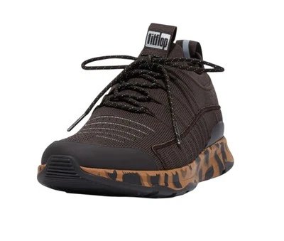 Tênis Fitflop Vitamin FF Leopard-Sole malha tênis esportivo estilo FHS- 889 em excelente estado usado - Imagem 1 de 4