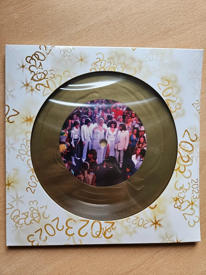 ABBA Happy New Year Felicidad Limited 7" Single Gold Vinyl 2022 neu - Bild 1 von 2