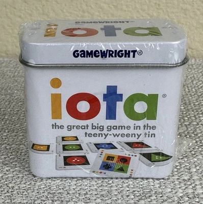 IOTA - The Great Big Game in a Teeny-Weeny Tin de Gamewright 2012 NUEVO SELLADO Foto 1 de 4