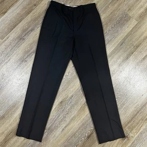 NEW Ralph Lauren Total Comfort WOOL Trousers Men’s Pants Dress 34 X 34 Black - Picture 1 of 17