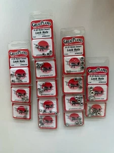 GREAT PLANES HARDWARE LOT OF 14 VARIOUS SIZE PACKAGES OF NYLON LOCK NUTS NEW - Picture 1 of 1