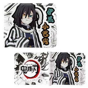 OBANAI IGURO STYLE A Demon Slayer 4 in. Bi Fold Wallet (Serpent Hashira Anime) - Picture 1 of 2