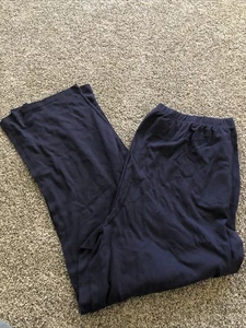Woman Within Navy Comfort Pants With Pockets - Womens 3X Tall, NEW, Waist 21.5” - Picture 1 of 6