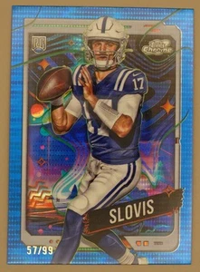 Kenon Slovis 57/99 2024 Topps Chrome Cosmic RC Indianapolis Colts #144 - Picture 1 of 2