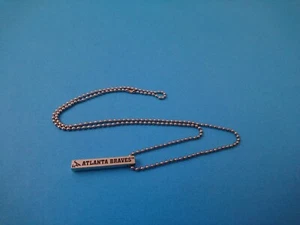 ATLANTA BRAVES MLB LISCENSED BAR NECKLACE (20 inches long) NEW & FACTORY SEALED - Picture 1 of 9