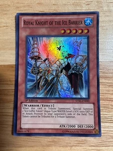 Royal Knight Of The Ice Barrier - STBL-EN091 - 1st Edition - Super Rare - Picture 1 of 2