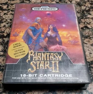 Phantasy Star 2 Sega Genesis with Case and Game - Picture 1 of 4