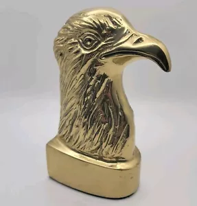 Pisapapeles vintage de latón macizo Eagle tope de puerta busto American Birds - Imagen 1 de 10