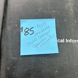 John Deere 762 A Scraper Operator Manual  - Picture 1 of 2