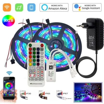 WS2811 LED strip RGB full color SP511E WiFi Smart controller Voice control kit - Image 1 of 4