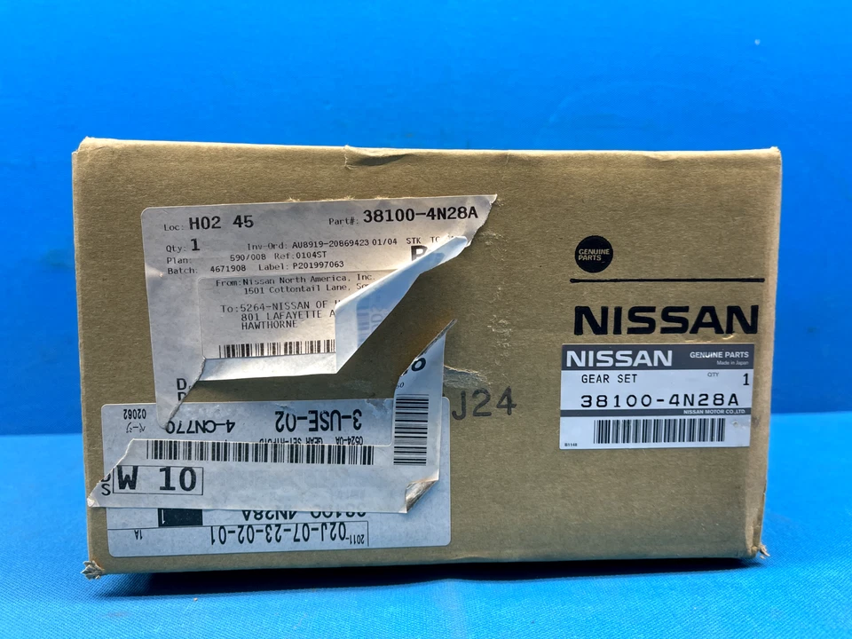 Juego de engranajes originales Nissan Murano (2010-2014) 38100-4N28A Foto 1 de 1