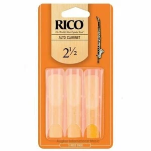 Rico Alto Clarinet 3 x Reeds, Strength 2.5 ( 2 1/2 ) 3-pack ( Alto-Clarinet ) - Picture 1 of 1