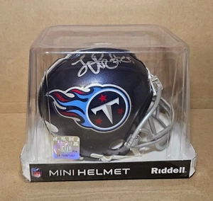 LenDale White Signed Tennessee Titans Mini Football Helmet Autographed JSA COA - Picture 1 of 9