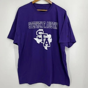 Russell Athletic T-Shirt Men's 2XL Purple Stephen F. Austin Lumberjacks SFA - Picture 1 of 9