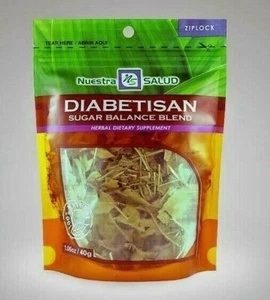 New Diabetisan/ Sugar Balance Blend 100% Natural Tea- Nuestra Salud 1.06 oz/40g. - Picture 1 of 1