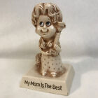 Russ Berrie & Co Vintage 1976 "My Mom Is The Best" Figurine 5" Statue 9233 Usa