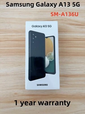 Samsung Galaxy A13 5G Unlocked SM-A136U 64GB 4GB RAM 50MP Smartphone New Sealed - image 1 of 4