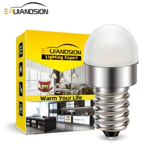 E12 3030 8 Tornillos Bombilla LED Araña Luz Nevera Luz 6-30V Blanco - Imagen 1 de 11