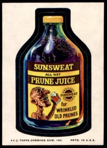 1974 Topps Wacky Packages 10th Series Sunsweat Tan Back Nice Centering