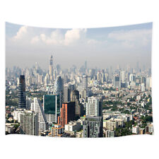 New York City Tapestry Skyscrapers Wall Hanging Art Fabric Posters Room Decor